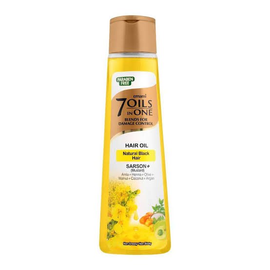 ايمامي زيت شعر سفن اويل 200مل خردل وزيتون