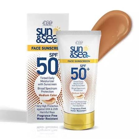 ايفا صن كريم للوجه 40مل اس بي اف 50 ملون عرض