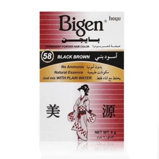 بايجن صبغة اسود بنى 58