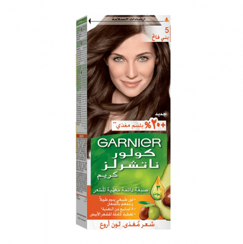 غارنيه صبغة 5 بنى فاتح 15% عرض