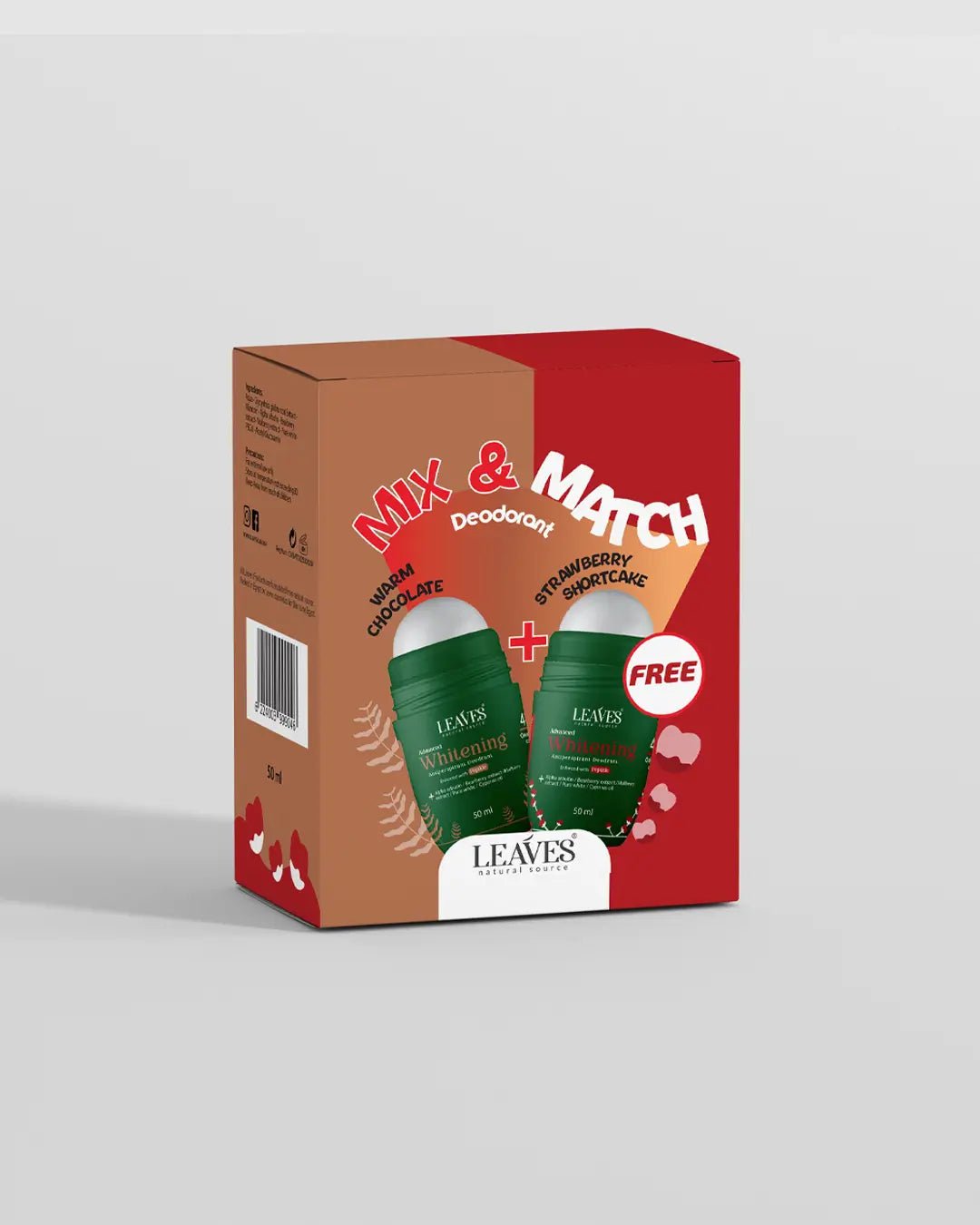 ليفز رول اون 50مل فراوله + شوكليت عرض