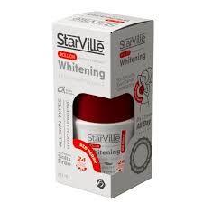 Starville whitening product packaging on a white background